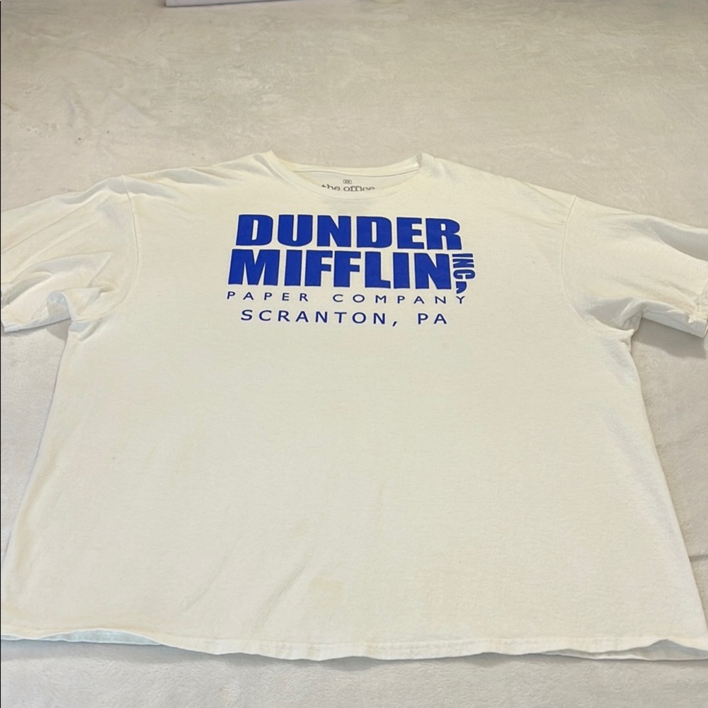 RIPPLE JUNCTION THE OFFICE DUNDER MIFFLIN SIZE 2XL White T-Shirt